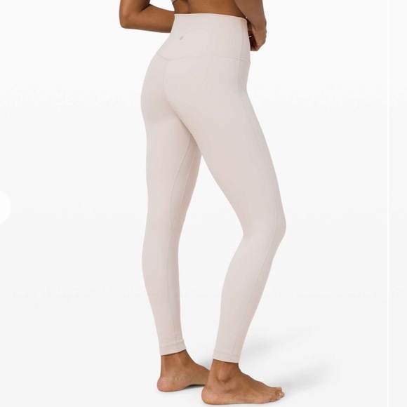 [14] NWT Lululemon Athletica Align High Rise Pant 28” Nulu Legging Chrome 2020 - Picture 2 of 16
